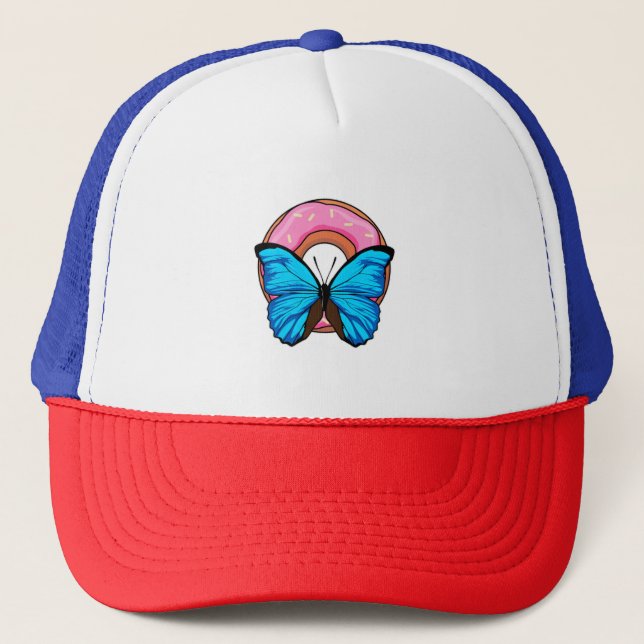 Casquette Papillon avec Donut (Devant)