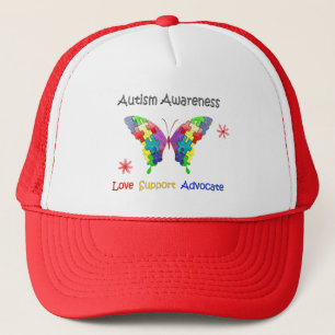 Casquette Papillon de sensibilisation sur l'autisme