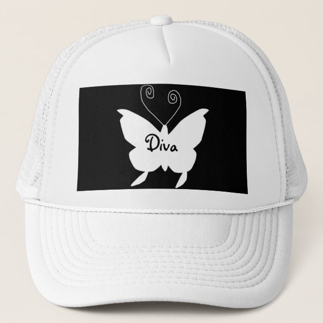 Casquette Papillon Diva I (Devant)