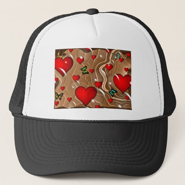 Casquette Papillon et or (Devant)