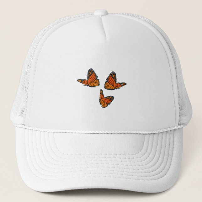 Casquette Papillon monarque (Devant)