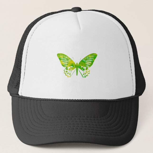 Casquette Papillon Vert (Devant)