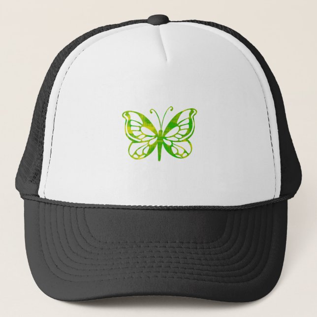 Casquette Papillon Vert (Devant)