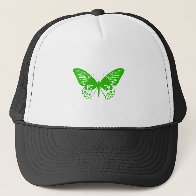 Casquette Papillon Vert (Devant)