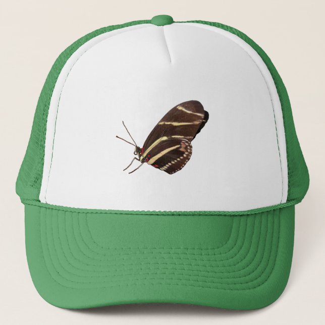 Casquette Papillon zèbre long (Devant)