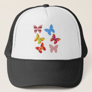Casquette Papillons décoratifs colorés