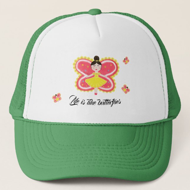 Casquette Papillons mignons (Devant)