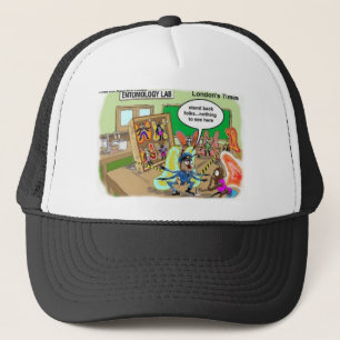 Casquette Papillons Police Offbeat Cartoon Drôle Drôle Cadea
