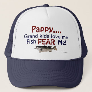 Casquette Pappy...Les grands enfants m'aiment Poisson Peur m