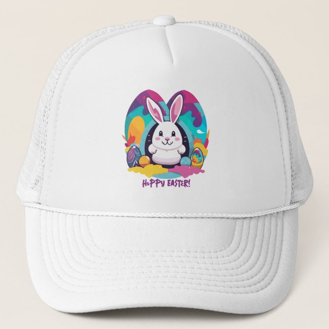 Casquette Pâques chanceuses ! (Devant)