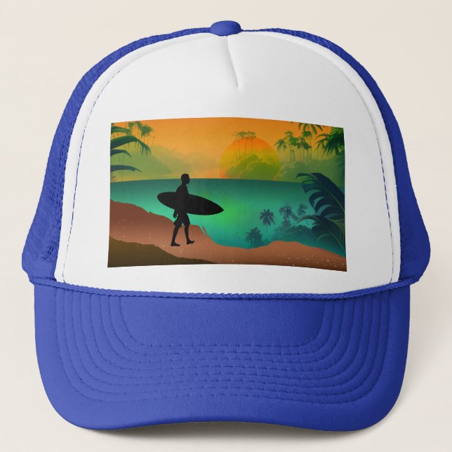 Casquette Paradis océanique d'été (Devant)