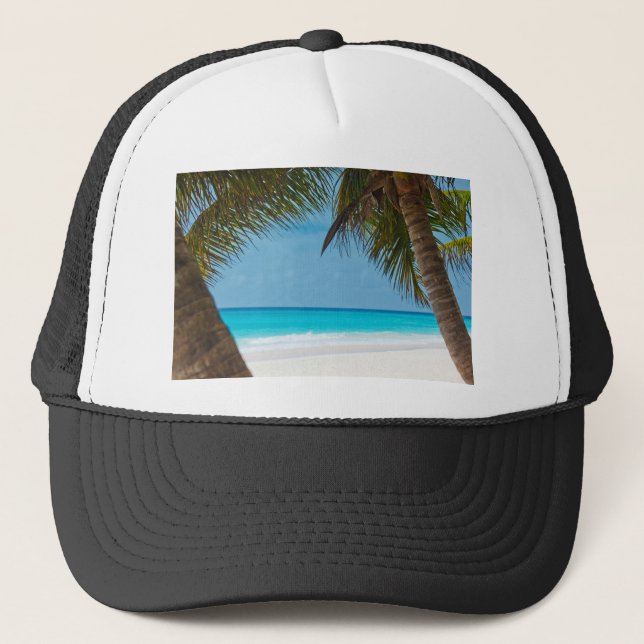 Casquette Paradis tropical de plage parfaite (Devant)