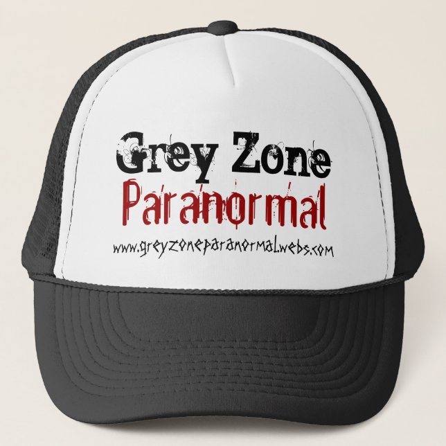 Casquette paranormal de camionneur de zone grise (Devant)