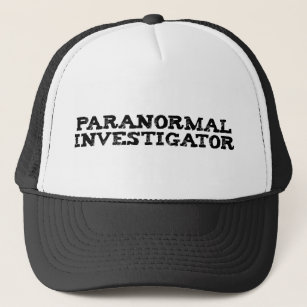 Casquette Paranormal Investigator Ghost Hunting