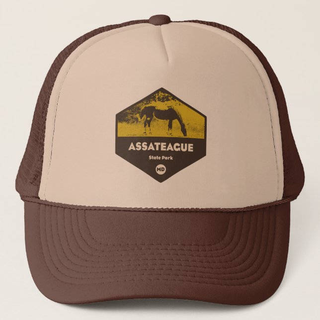 Casquette Parc d'état d'Assateague Maryland (Devant)