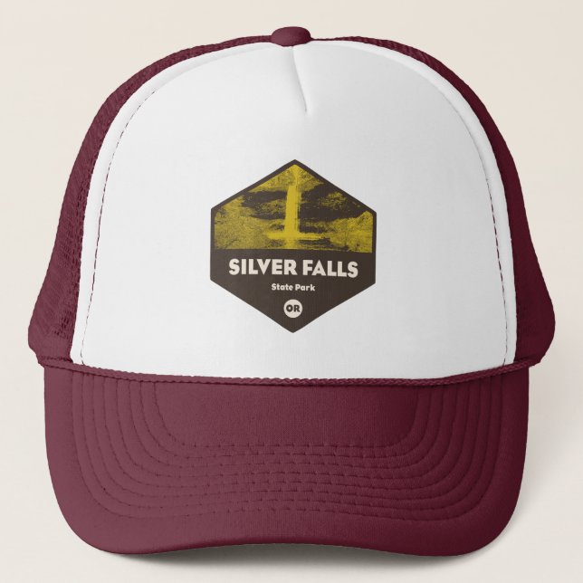 Casquette Parc d'État de Silver Falls Oregon (Devant)