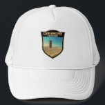 Casquette Parc d'état du Cap Henlopen Aquarelle Delaware<br><div class="desc">Le parc d'état du Cap Henlopen présente des oeuvres d'art dans un style aquarelle. William Penn a fait des plages du Cap Henlopen l'une des premières terres publiques établies aux Etats-Unis.</div>