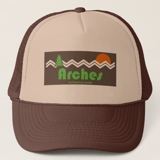 Casquette Parc national Arches Rétro (Devant)
