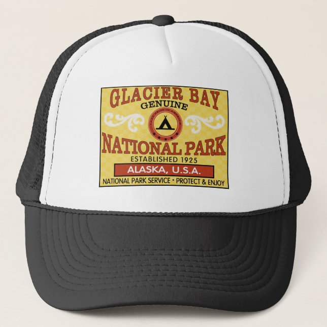 Casquette Parc national de baie de glacier (Devant)