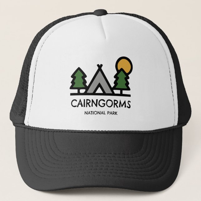 Casquette Parc national de Cairngorms Écosse (Devant)