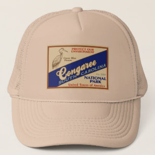 Casquette Parc national de Congaree (héron)