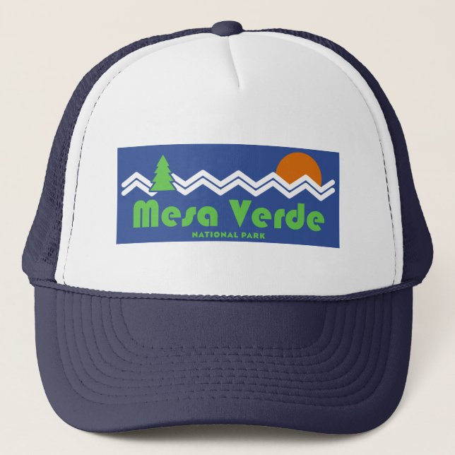 Casquette Parc national de Mesa Verde Retro (Devant)