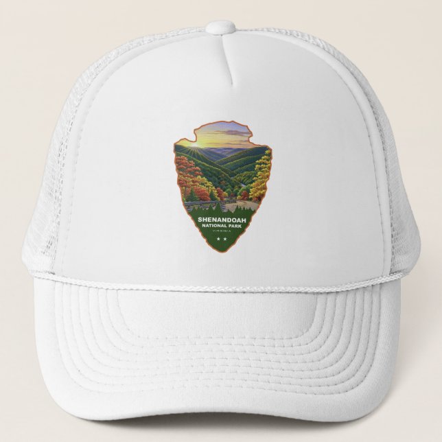 Casquette Parc national de Shenandoah Arrowhead (Devant)