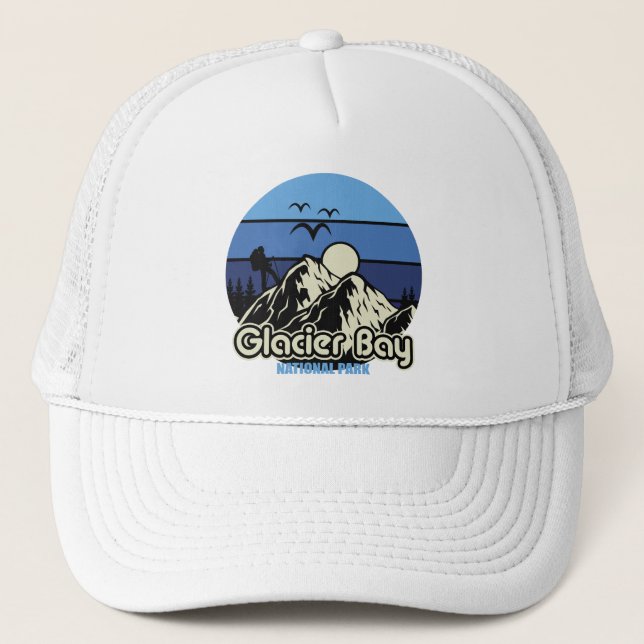 Casquette Parc national de vintage Glacier Bay (Devant)