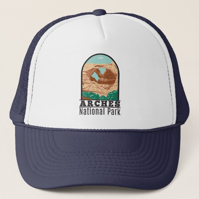 Casquette Parc national des Arches Double Arche Vintage (Devant)