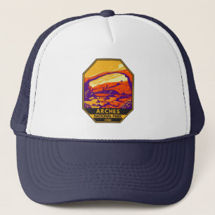 Casquette Parc national des Arches Utah Paysage Vintage
