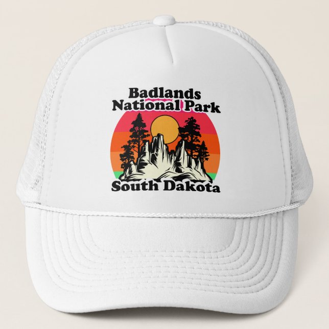 Casquette Parc national des Badlands vintage (Devant)