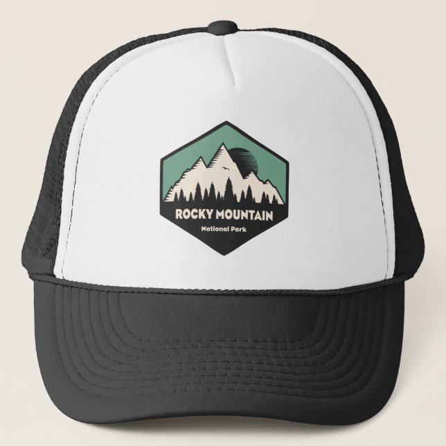 Casquette Parc national des Rocheuses (Devant)