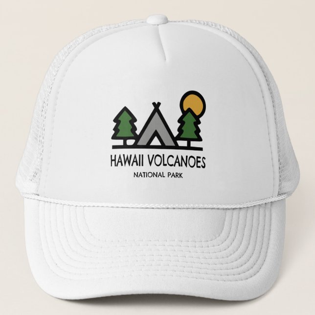 Casquette Parc national des volcans d'Hawaii (Devant)