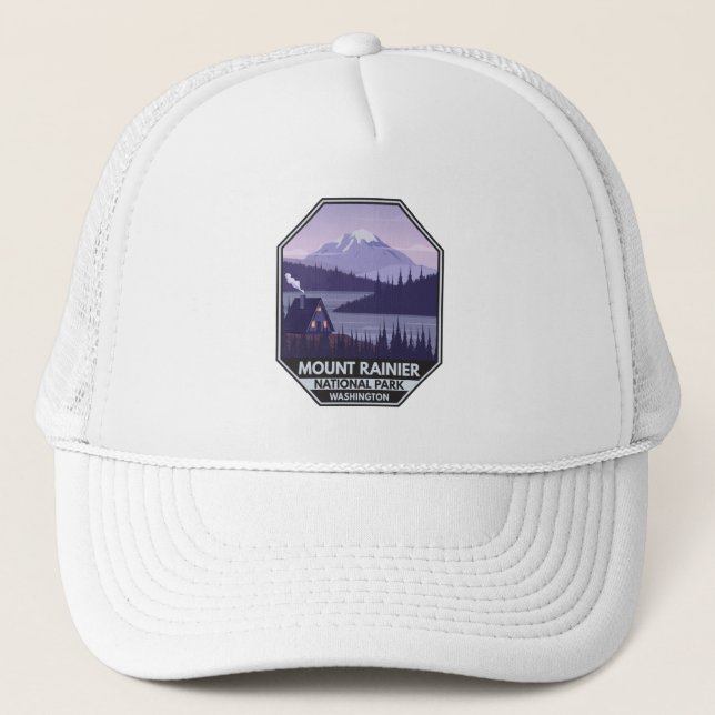 Casquette Parc national du Mont Rainier Washington Cabine Re (Devant)