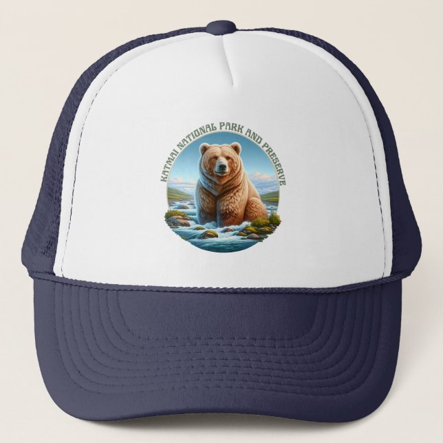 Casquette Parc national et réserve de Katmai (Devant)