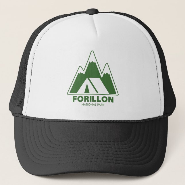 Casquette Parc national Forillon Montagnes Camping (Devant)