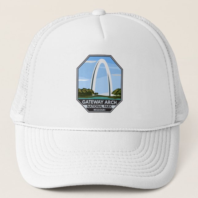 Casquette Parc national Gateway Arch Missouri (Devant)