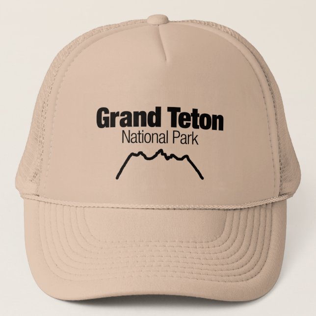 Casquette Parc national grand de Teton (Devant)