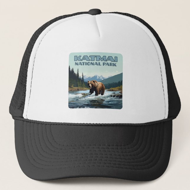 Casquette Parc national Katmai Alaska Bear Brooks (Devant)