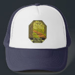 Casquette Parc national olympique Hoh Rainforest Washington<br><div class="desc">Design vectoriel olympique. Le parc s'étend sur plusieurs écosystèmes différents,  des sommets dramatiques des montagnes olympiques aux forêts anciennes.</div>