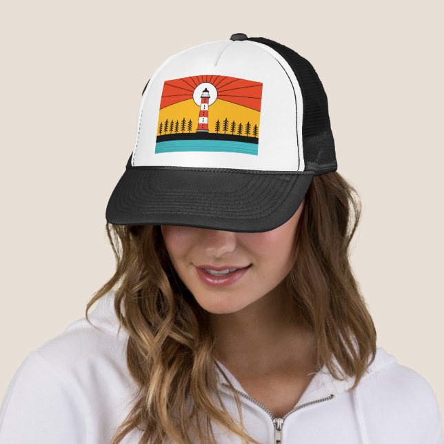 Casquette Parc national Retro Acadia Maine Portland Souvenir (En situation)