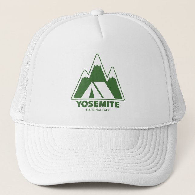 Casquette Parc national Yosemite Montagnes Camping (Devant)