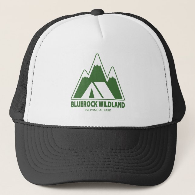 Casquette Parc provincial Bluerock Wildland Mountain Camping (Devant)