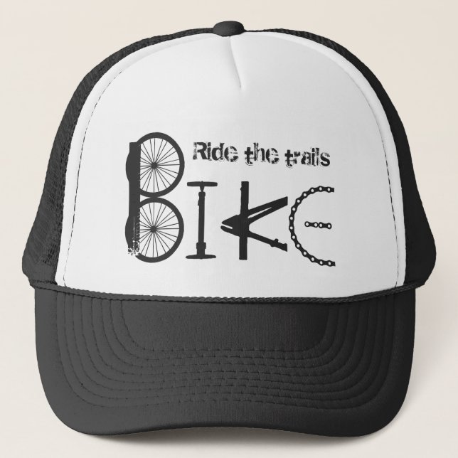Casquette Parcourir les sentiers Vélo motivationnel (Devant)