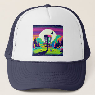 Casquette Parcours de golf Pixel Art Disk