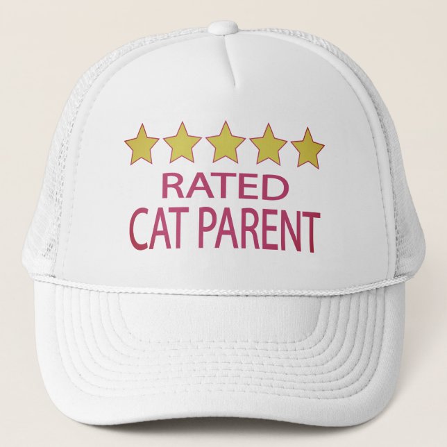 Casquette Parent de chat cinq étoiles (Devant)