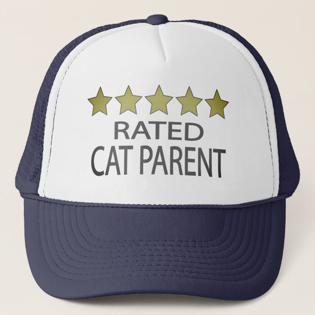 Casquette Parent de chat cinq étoiles (Devant)
