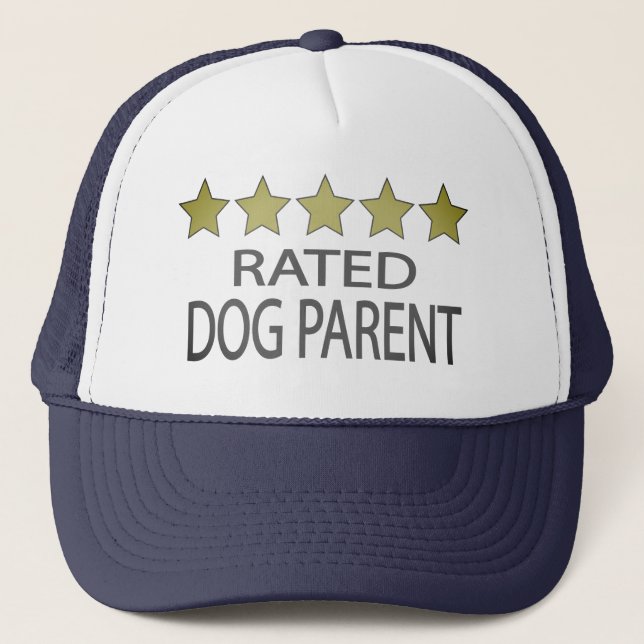 Casquette Parent de chien cinq étoiles (Devant)