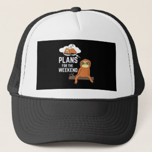 Casquette Paresseux Plans Pour Le Week-end