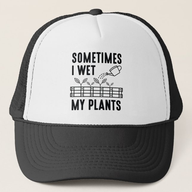 Casquette Parfois, je regarde mes Plantes (Devant)